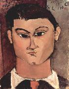 Amedeo Modigliani Portrat de Moise Kiesling oil painting on canvas
